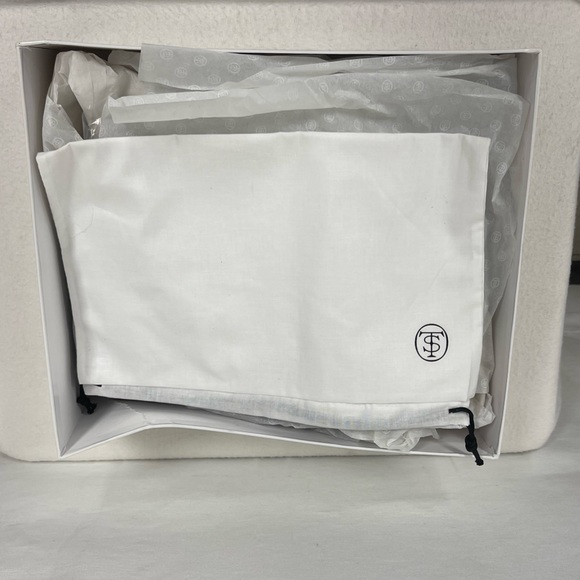 Tabitha Simmons Black Knit Stretch Comfort Anna Almond Toe Block Heels 8 NWT - Picture 10 of 12